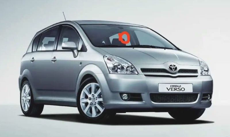 Лобовое стекло на Toyota verso